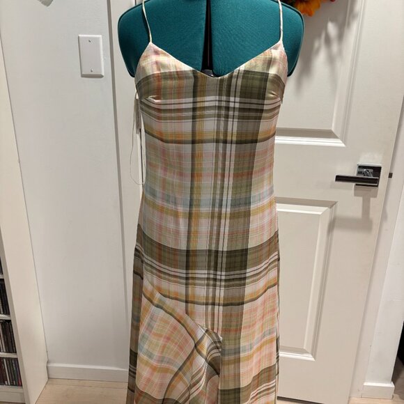 Pink and green long fantasy dress - Picture 1 of 2